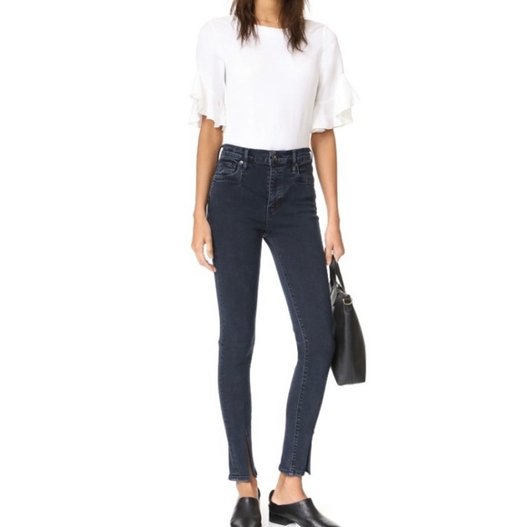 ❌SOLD❌LEVIS SILVER High Rise Skinny Jeans - Picture 3 of 9